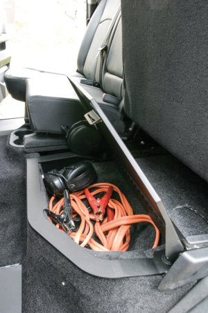 Dodge Ram 1500 Underseat Drawer - Rear - Tuffy Products - Locking Lid - Black - `09-`10